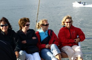 Sailing on the Knysna lagoon
